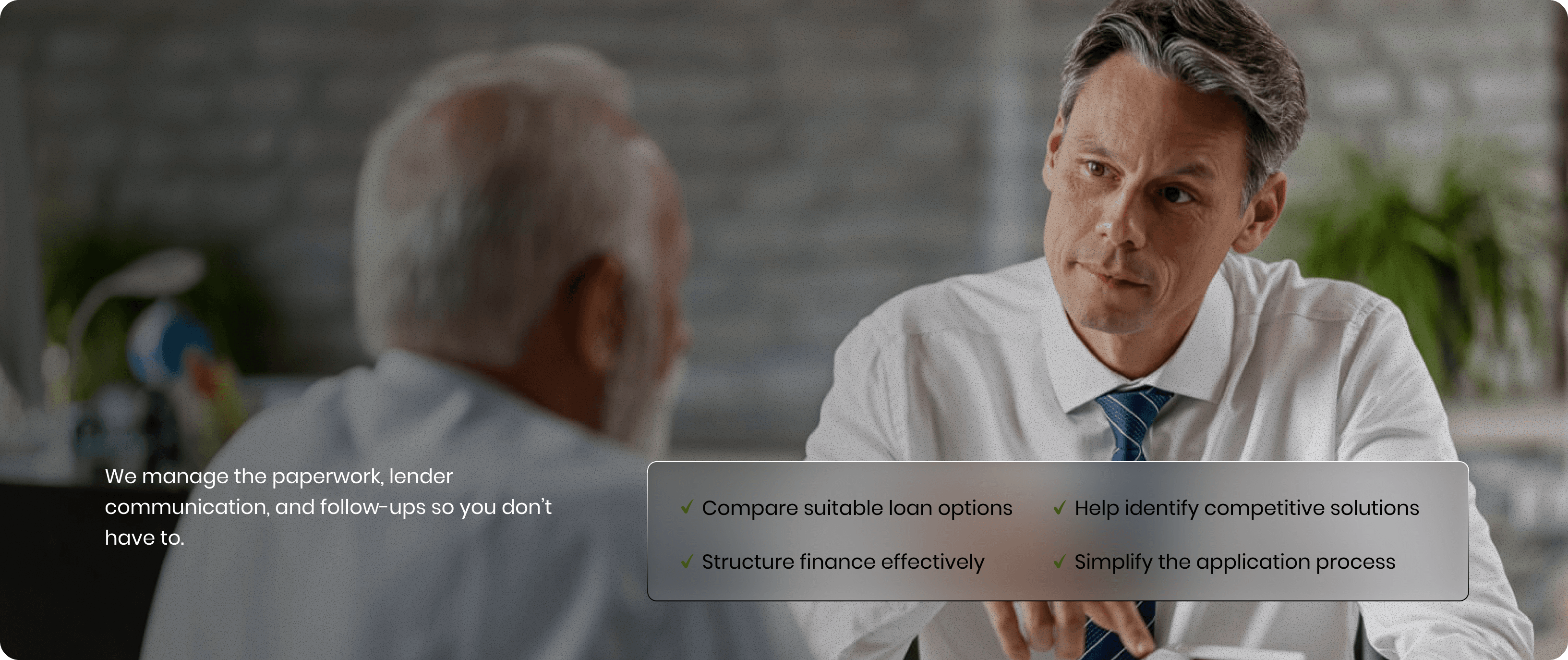 Access to lenders